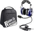 Pilot Aviation Headset for General Aircraft (Blue)