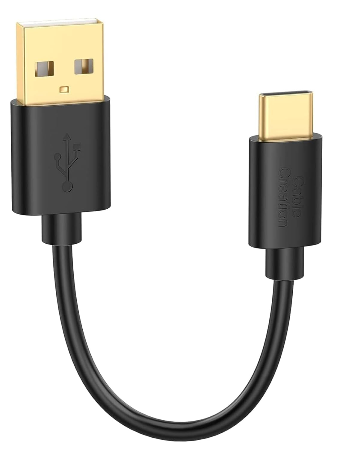 Short USB C 6 Inch, USB a to USB C Fast Charging Type C Data Cord for Power Bank, Galaxy S23, Ipad Pro Ipad Mini, Ipad Pro,Iphone 15/16,Android Auto/Cellphone,Ps5 Controller