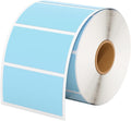 2.25"X1.25" Thermal Sticker Labels, Blue Self-Adhesive Barcode Label Paper for Direct Thermal Printer and Business, Multi-Purpose Rectangle Address Shipping Mailing Stickers,1000 Sheets/Roll