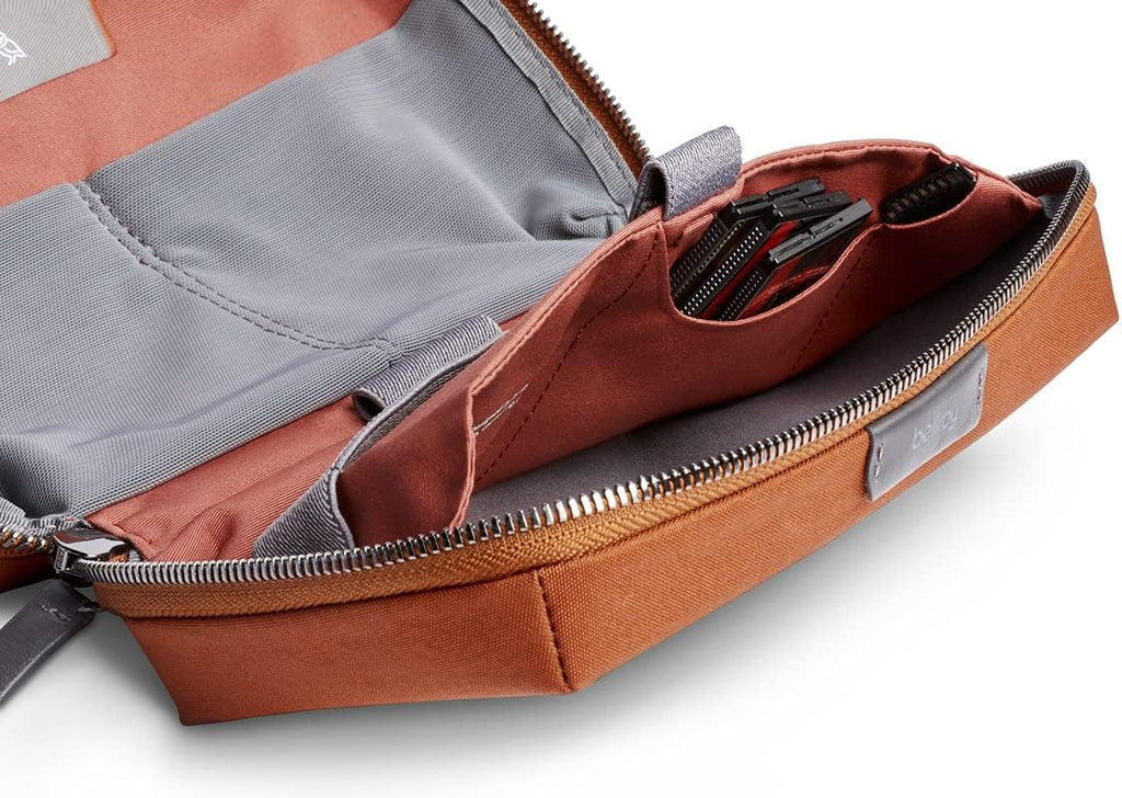 Bellroy Tech Kit (Tech Accessories Organizer Pouch, Zipper Closure Design, Stores Power Bank, Phone Charger, Cables & More, Internal)