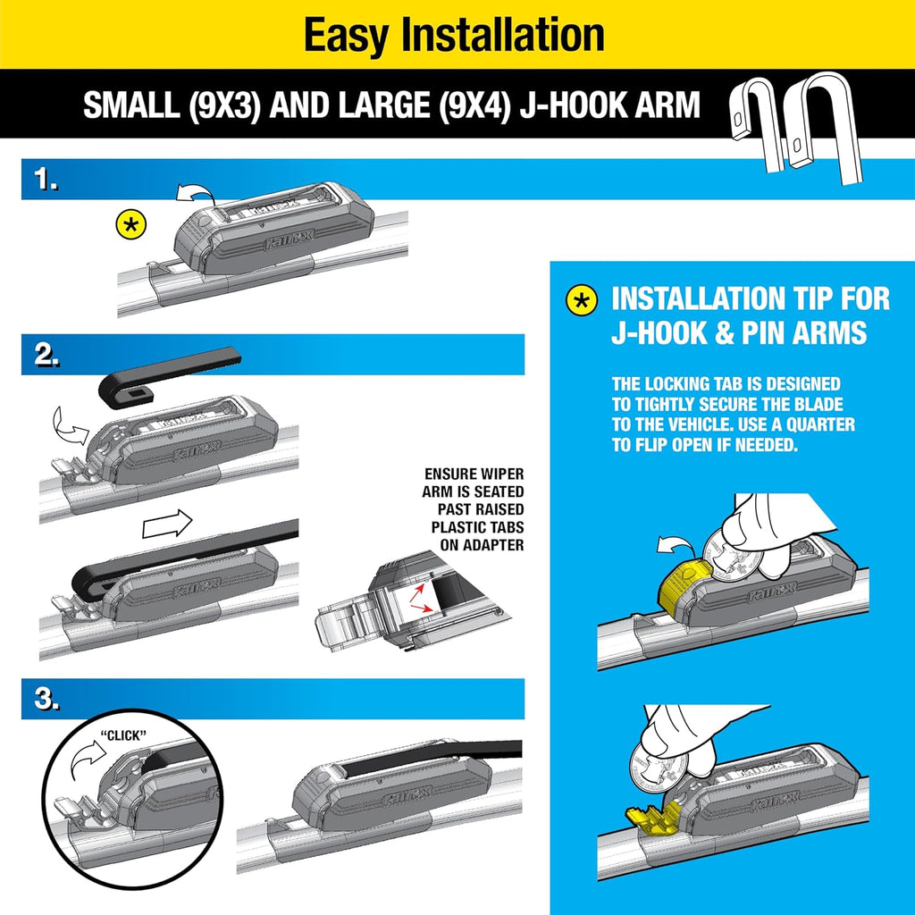 810163 Repellency Water Repellent Wiper Blades, 26" & 16" Windshield Wipers, All Weather Streak-Free for Enhanced Visibility W/ Water Repellency Formula